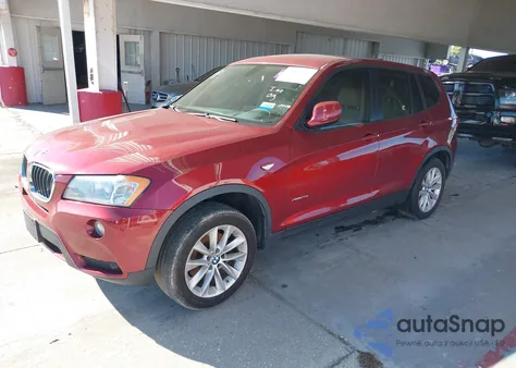 2013 BMW X3 xDrive28I z USA, uszkodzony, nr VIN 5UXWX9C59D0A08218